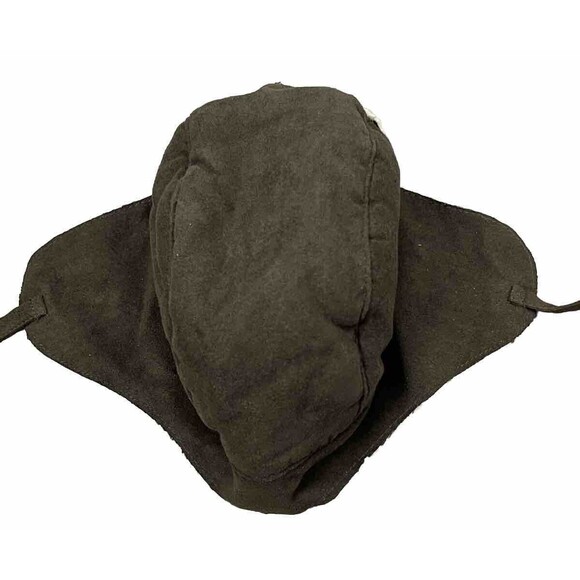 Baby Gap Hat Infant 12 18 Month Trapper Ear Flap Dad Cap Brown Faux Suede Fleece - Picture 3 of 5